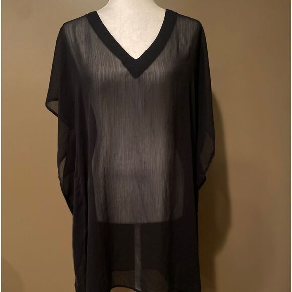 Merona Black Swimsuit Coverup - Picture 2 of 10